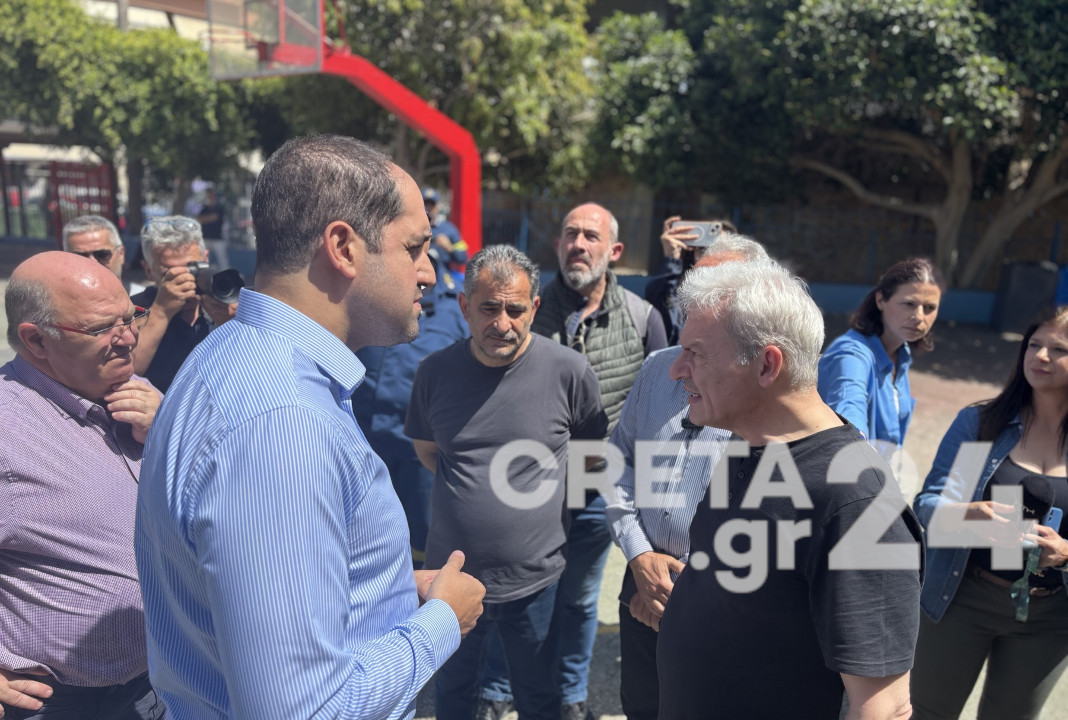 Ισχυρός σεισμός στην Κρήτη: Έφτασε στο Ηράκλειο ο Γιάννης Κεφαλογιάννης