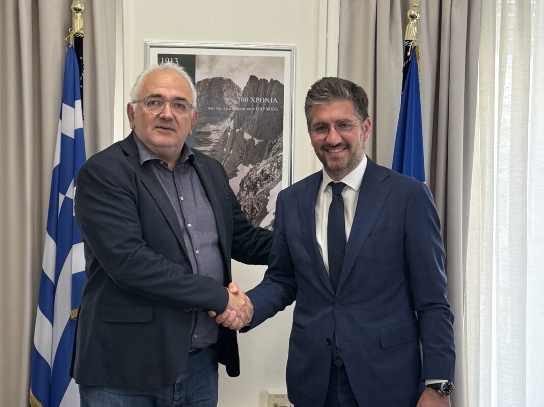 Ο Μεν. Μποκέας συναντήθηκε με τον Γενικό Γραμματέα του Υπουργείου Εσωτερικών