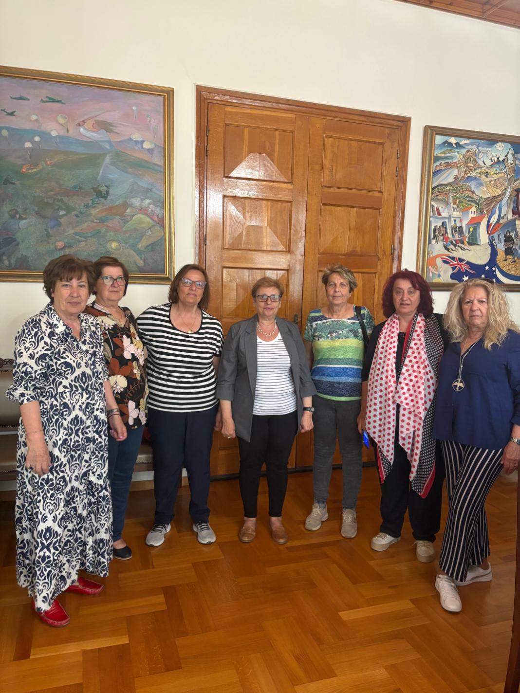 Επίσκεψη του Νέου Διοικητικού Συμβουλίου της ΧΕΝ Ρεθύμνου στην Αντιπεριφερειάρχη Μαρία Λιονή