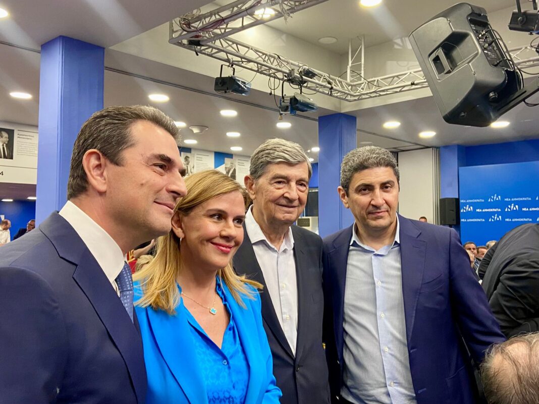 Ο Λ. Αυγενάκης στην εκλογή του νέου Γραμματέα της Πολιτικής Επιτροπής της Νέας Δημοκρατίας, Κώστα Σκρέκα
