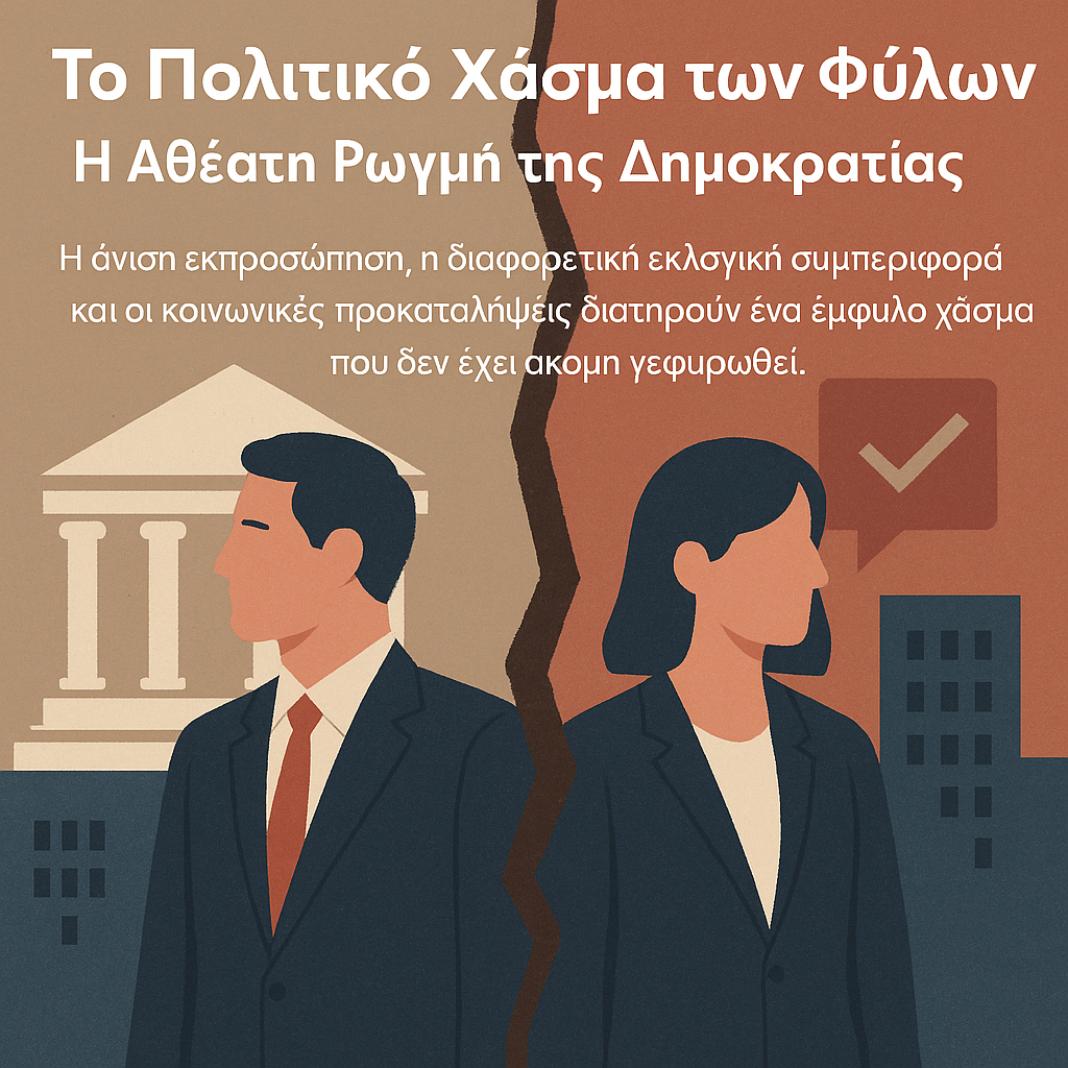Το Πολιτικό Χάσμα των Φύλων: Η αθέατη ρωγμή της δημοκρατίας