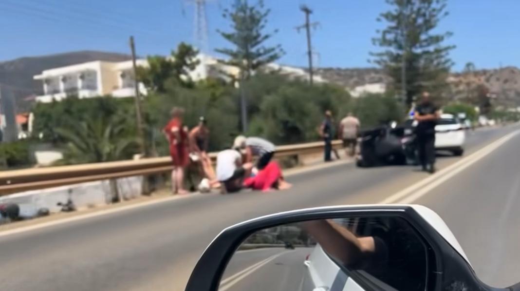 Ηράκλειο: Αυτοκίνητο συγκρούστηκε με «γουρούνα»- Βίντεο