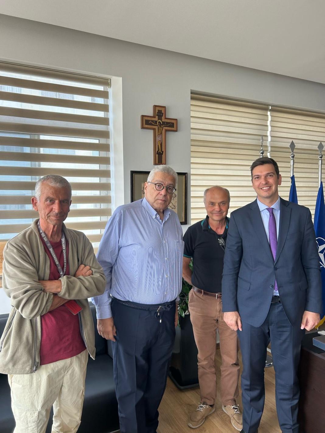 Συνάντηση Αλ. Μαρκογιαννάκη και ΔΣ Εργαζομένων ΥΠΕΘΑ Κρήτης με τον ΓΓ του Υπουργείου για θέματα προσωπικού