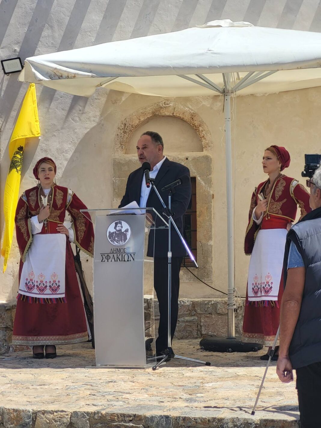 Η ομιλία του Γ. Κουράκη στα Σφακιά για την επέτειο της κήρυξης της Επανάστασης του 1821 στην Κρήτη