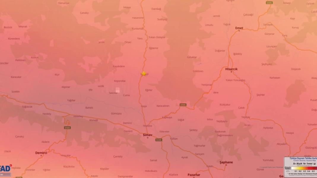 Σεισμός 4,5 Ρίχτερ στην Κιουτάχεια της Τουρκίας