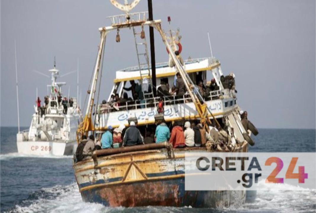 Στο Ρέθυμνο μεταφέρονται οι εκατοντάδες μετανάστες που εντοπίστηκαν νότια της Κρήτης