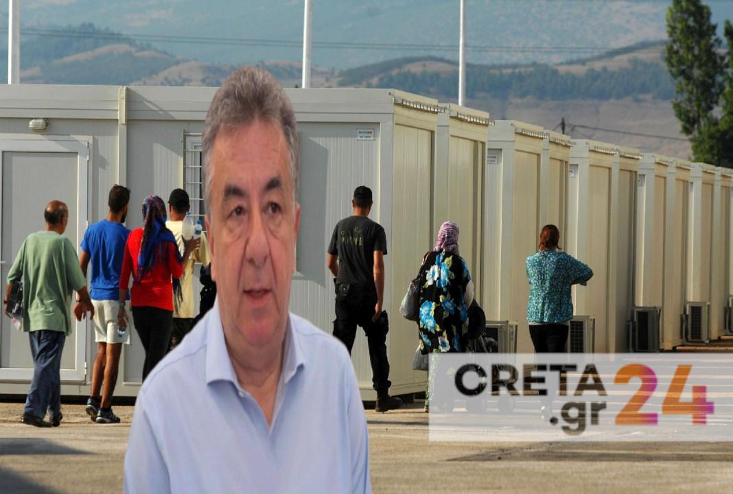 Στ. Αρναουτάκης: Περιμένουμε τρία χρόνια τις δομές προσωρινής φιλοξενίας μεταναστών στην Κρήτη – Δεν μπορούμε άλλο
