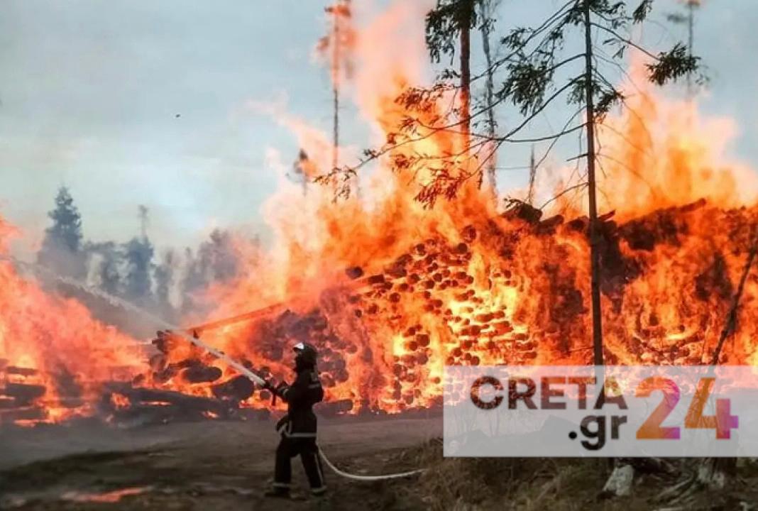 «Εκρηκτικό κοκτέιλ» ισχυρών ανέμων και υψηλών θερμοκρασιών βάζουν σε Red Code την Κρήτη