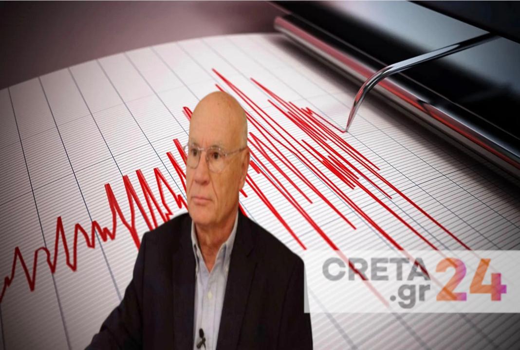 Σεισμοί στην Κρήτη: Είμαστε σε έξαρση και όλα τα ενδεχόμενα είναι ανοιχτά, λέει ο Γεράσιμος Παπαδόπουλος