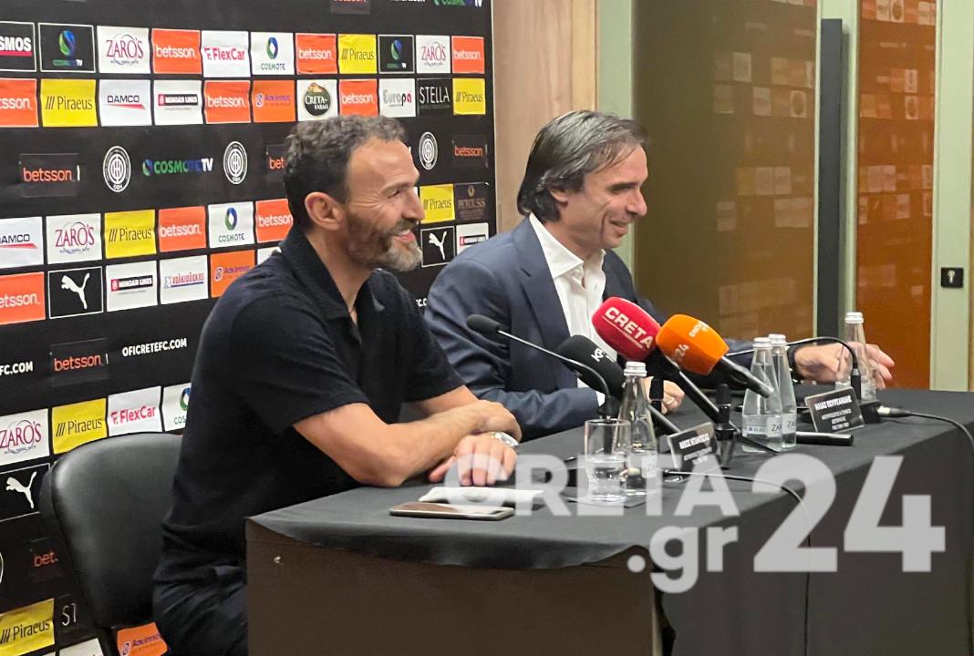 Νίκος Νταμπίζας: Live Streaming η παρουσίαση του Διευθυντή ποδοσφαίρου του ΟΦΗ