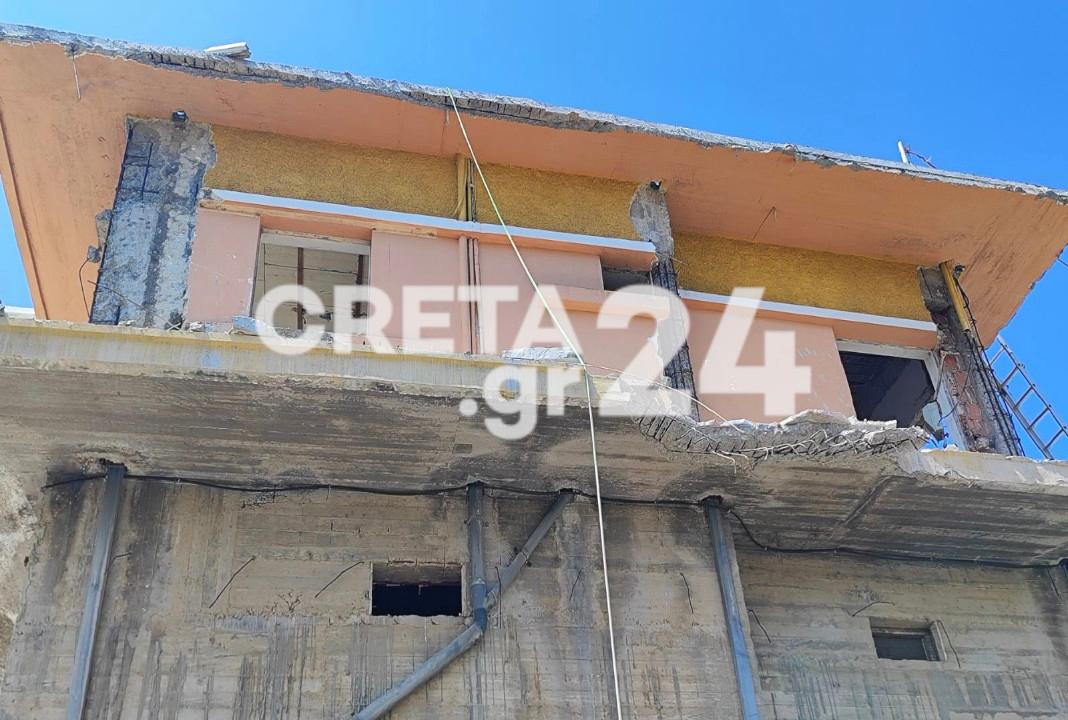 Εργατικό δυστύχημα στην Κρήτη: Aκαριαίος ο θάνατος του 40χρονου που σκοτώθηκε σε οικοδομή – Εικόνες