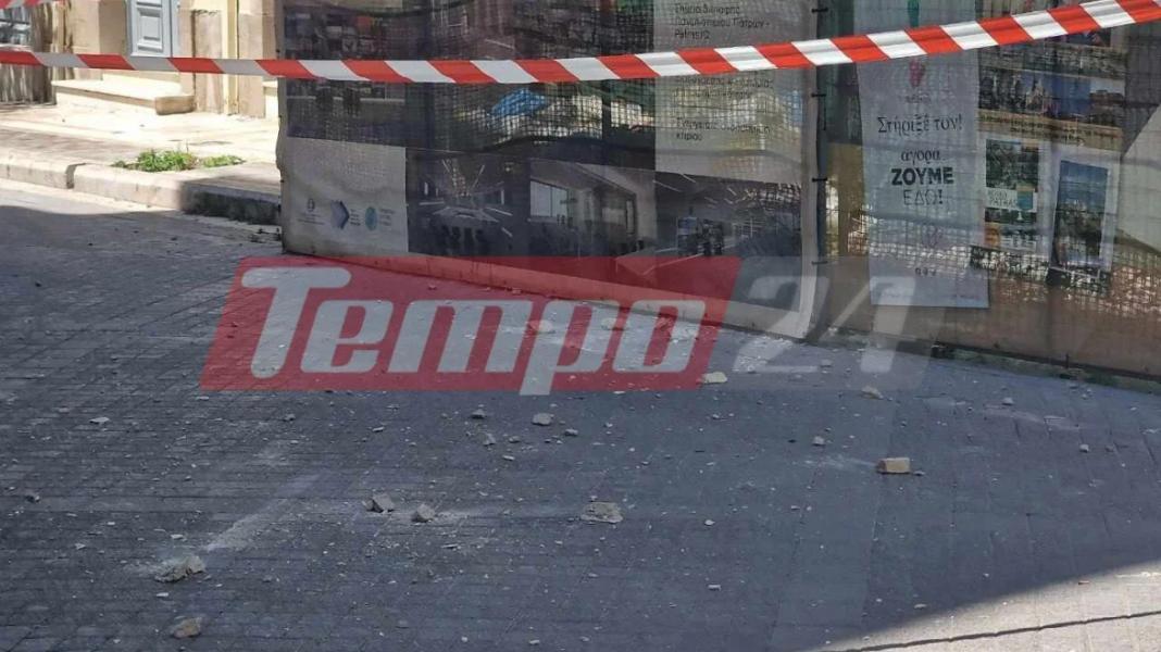 Συνελήφθη 38χρονη για τους σοβάδες που έπεσαν σε κεντρικό πεζόδρομο