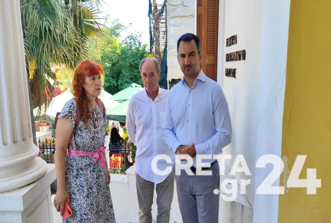 Στα Χανιά ο Αλέξης Χαρίτσης