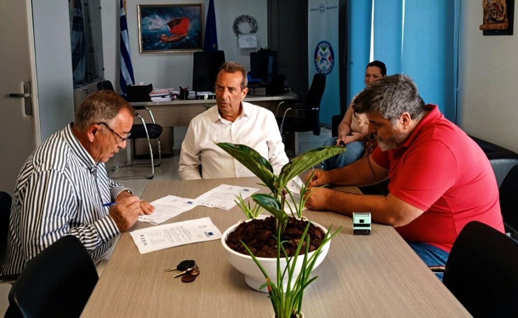 Υπογραφή σύμβασης για αρδευτική γεώτρηση στο δήμο Χερσονήσου