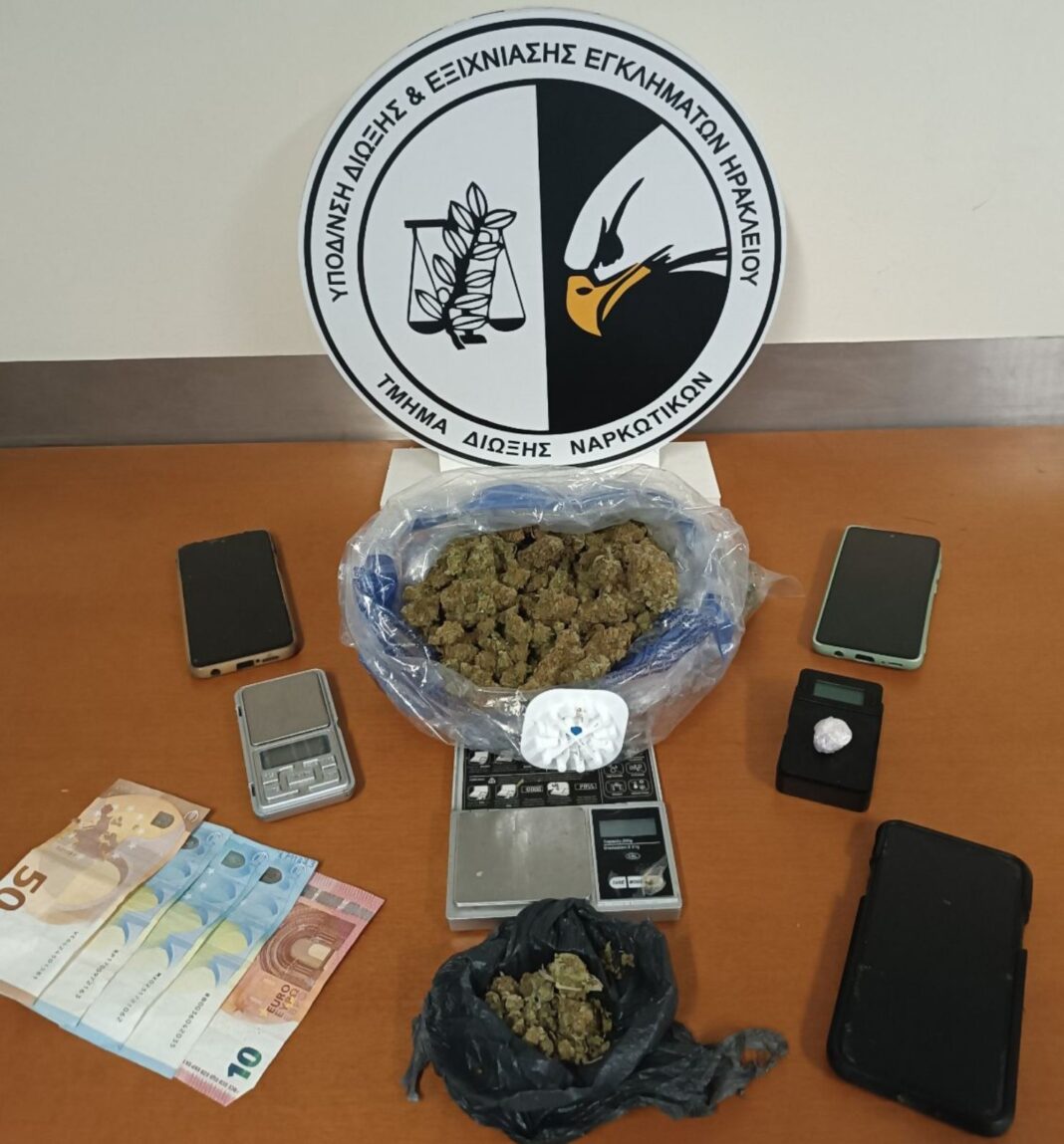 Ηράκλειο: Χειροπέδες σε ζευγάρι για τα ναρκωτικά