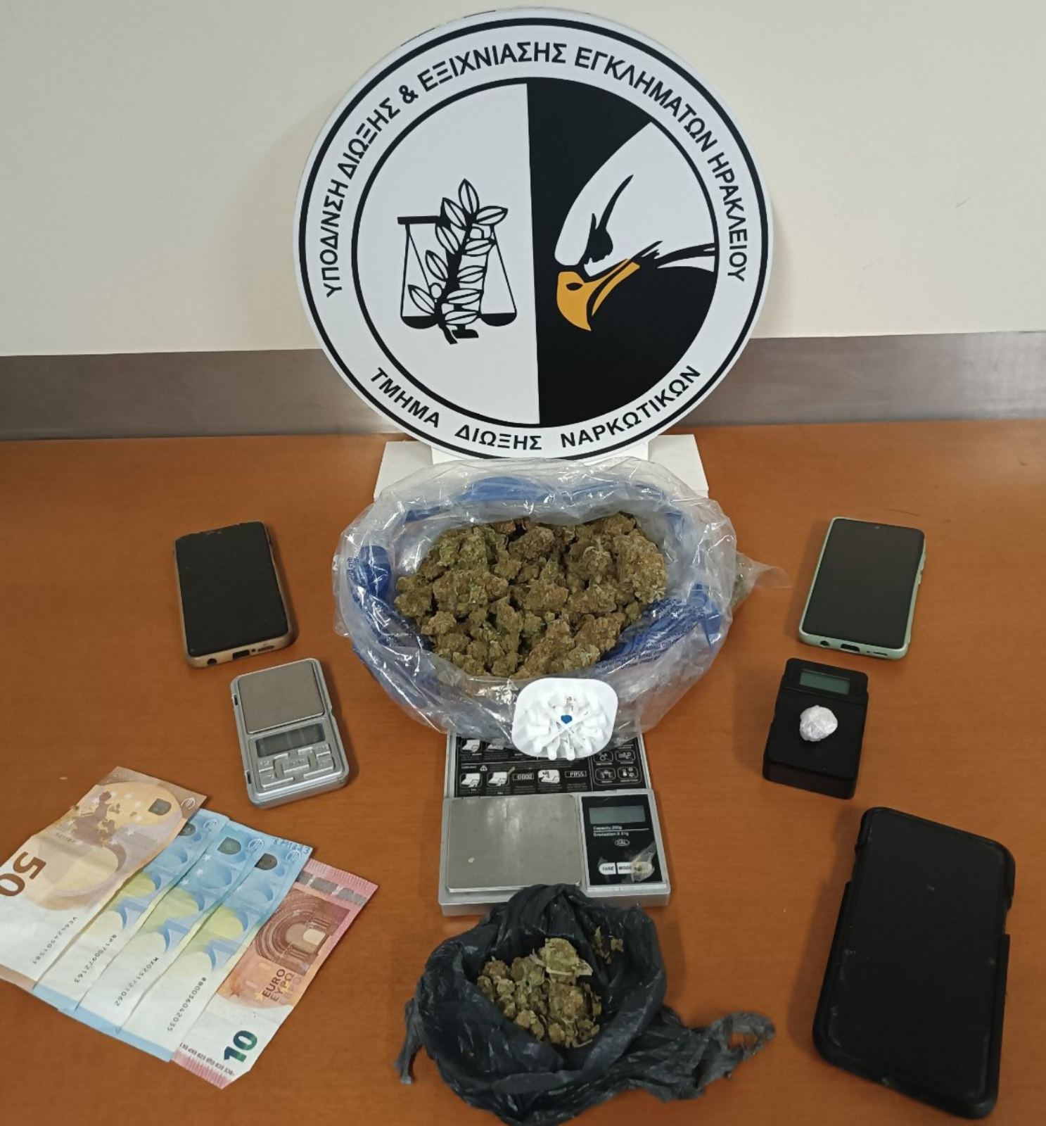 Ηράκλειο: Χειροπέδες σε ζευγάρι για τα ναρκωτικά