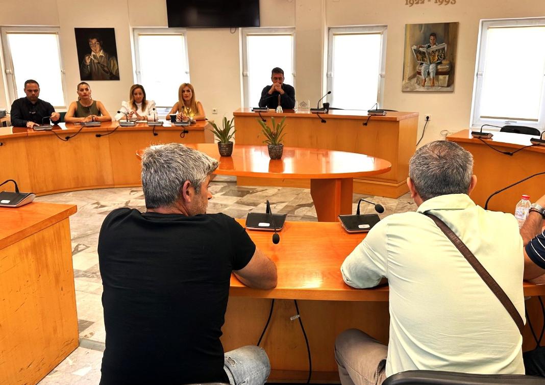 Ο Δήμαρχος Μαλεβιζίου Μεν. Μποκέας συναντήθηκε με τη νέα διοίκηση του Συλλόγου Εργαζομένων ΟΤΑ νομού Ηρακλείου