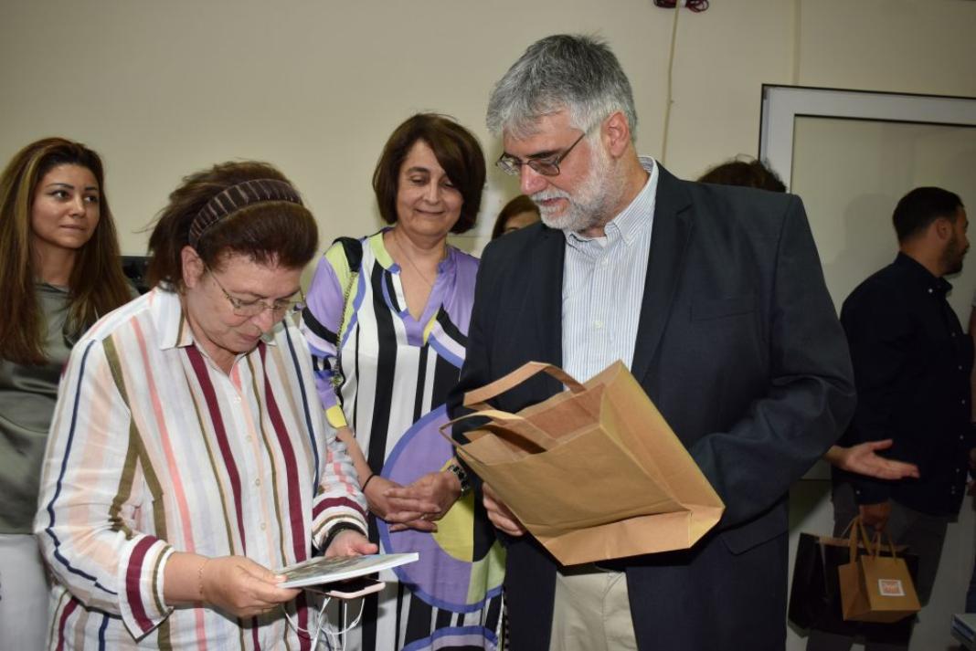 Επίσκεψη της Υπουργού Πολιτισμού Λίνα Μενδώνη στη Δομή Ξυλοτεχνίας στο ΕΛΜΕΠΑ