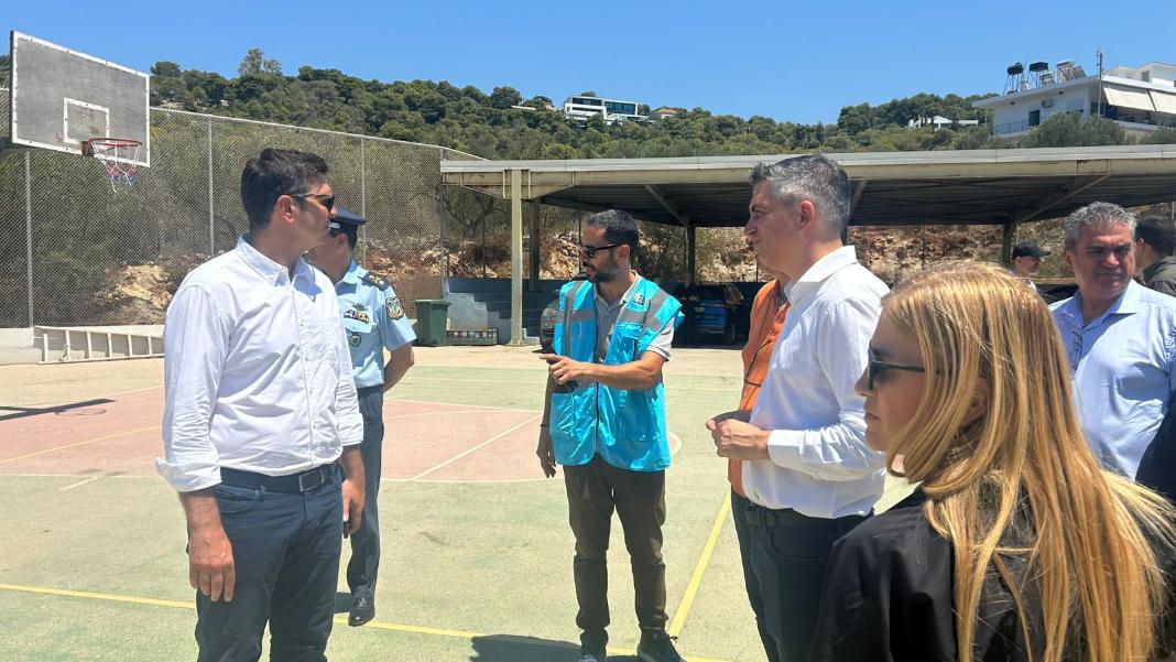 Ηγεσία Υπ. Υποδομών: Αυτοψία σε εργασίες επισκευής σχολείων στην Π.Ε. Χανίων