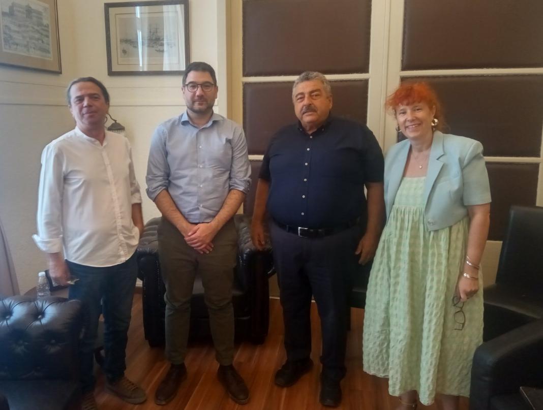 Στο Νίκο Καλογερή ο βουλευτής της Νέας Αριστεράς Νάσος Ηλιόπουλος