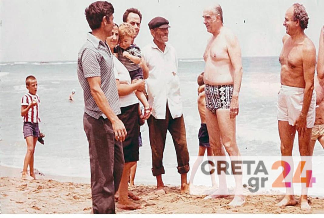 Φωτογραφία – ντοκουμέντο: Ο Ανδρέας στην παραλία της Σταλίδας