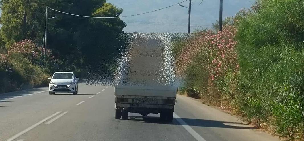 Κινούμενη απειλή στον ΒΟΑΚ – Υπερφορτωμένο όχημα σκόρπιζε ανησυχία