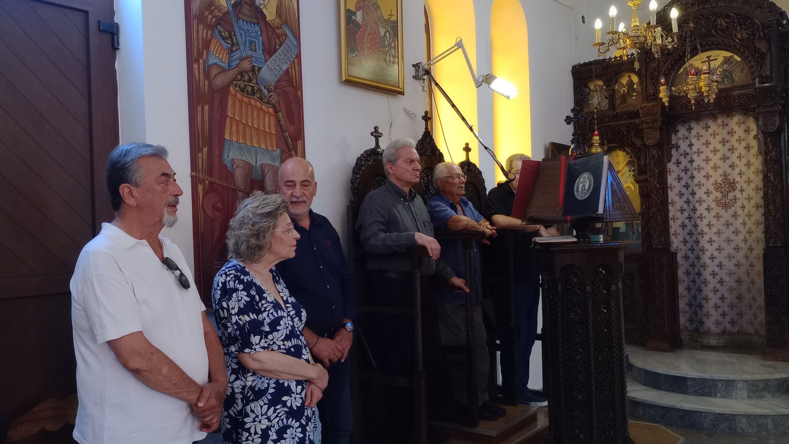 Στο Κυπαρίσσι για την εορτή του πολιούχου του Αγίου Παντελεήμονα ο Δήμαρχος Ηρακλείου