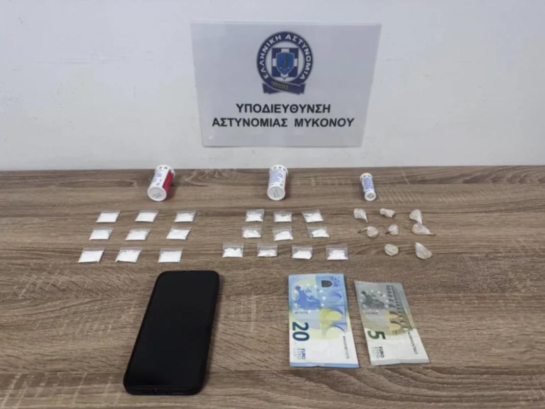 Συνελήφθη 22χρονος για διακίνηση κοκαΐνης και μεθαμφεταμίνης