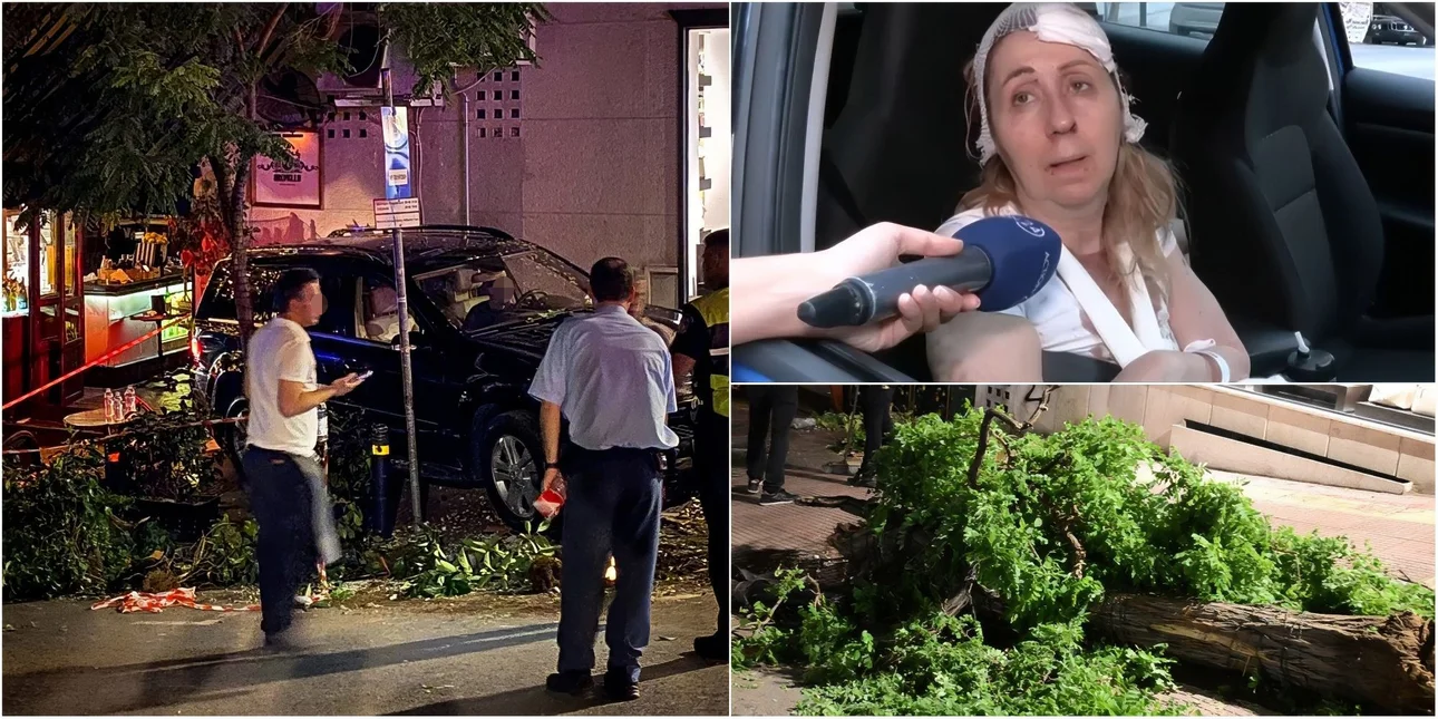 «Αν δεν ήταν το δέντρο θα ήμασταν νεκροί» -Συγκλονίζουν τραυματίες στο εστιατόριο που έπεσε το τζιπ