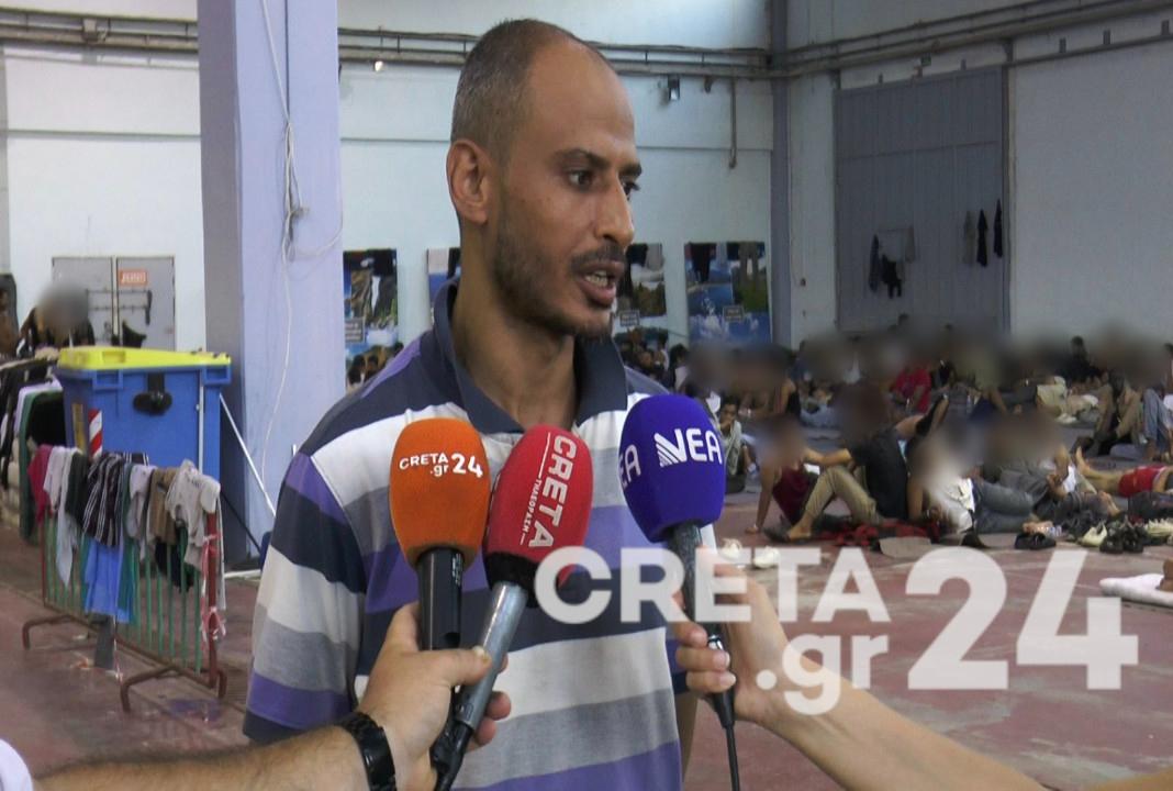 «Ψάχνουμε άλλη πατρίδα», λέει ο Μοχάμεντ από την Αίγυπτο που πλήρωσε 3.500 ευρώ για να φτάσει στην Κρήτη