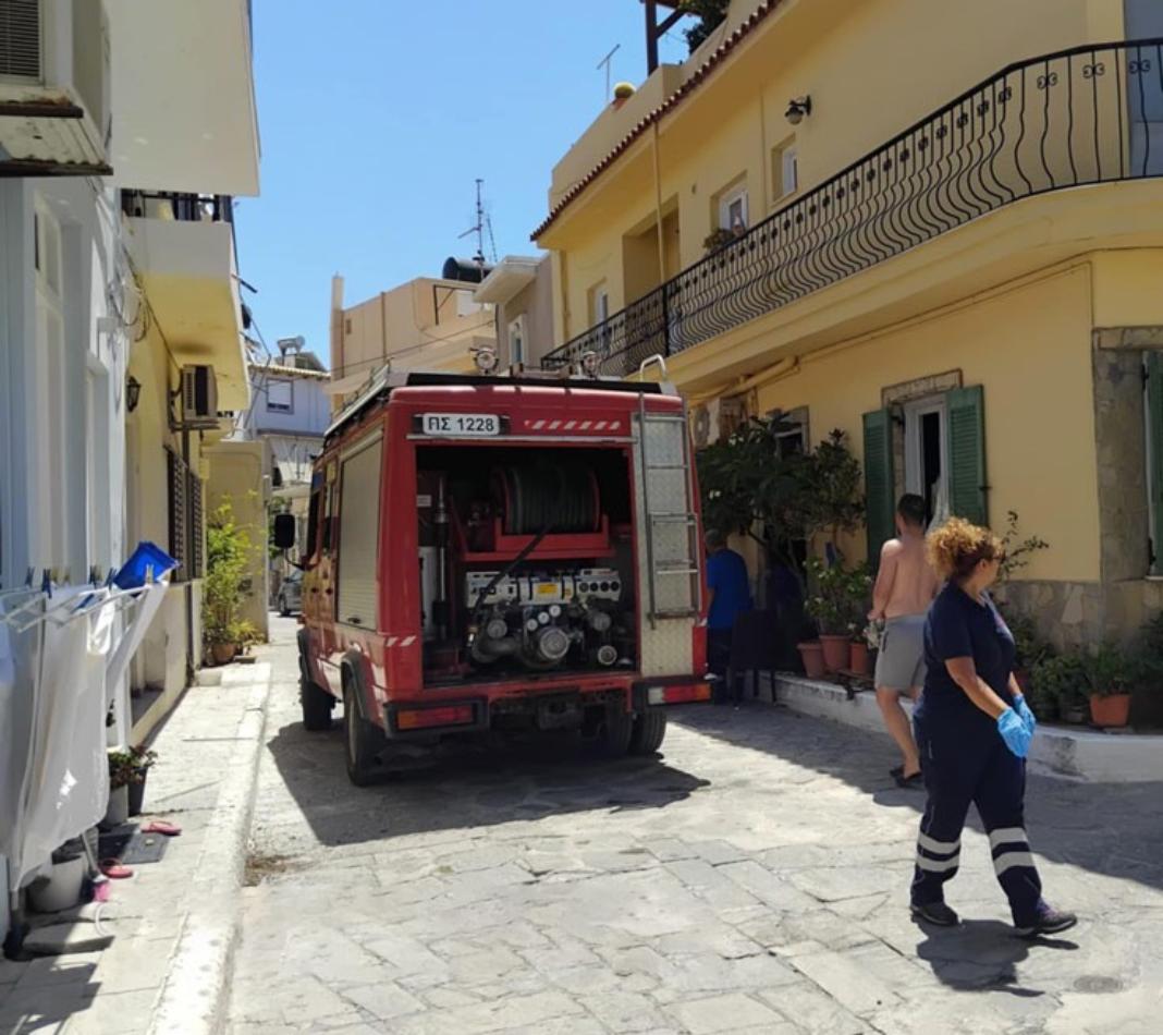 Κρήτη: Έκρηξη φιάλης υγραερίου – Στο νοσοκομείο μια γυναίκα