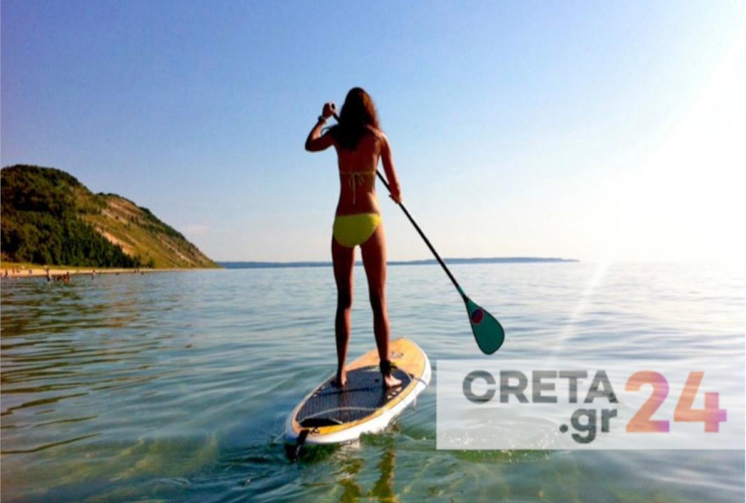 Γυναίκα εγκλωβίστηκε στα βράχια σε παραλία του Ηρακλείου