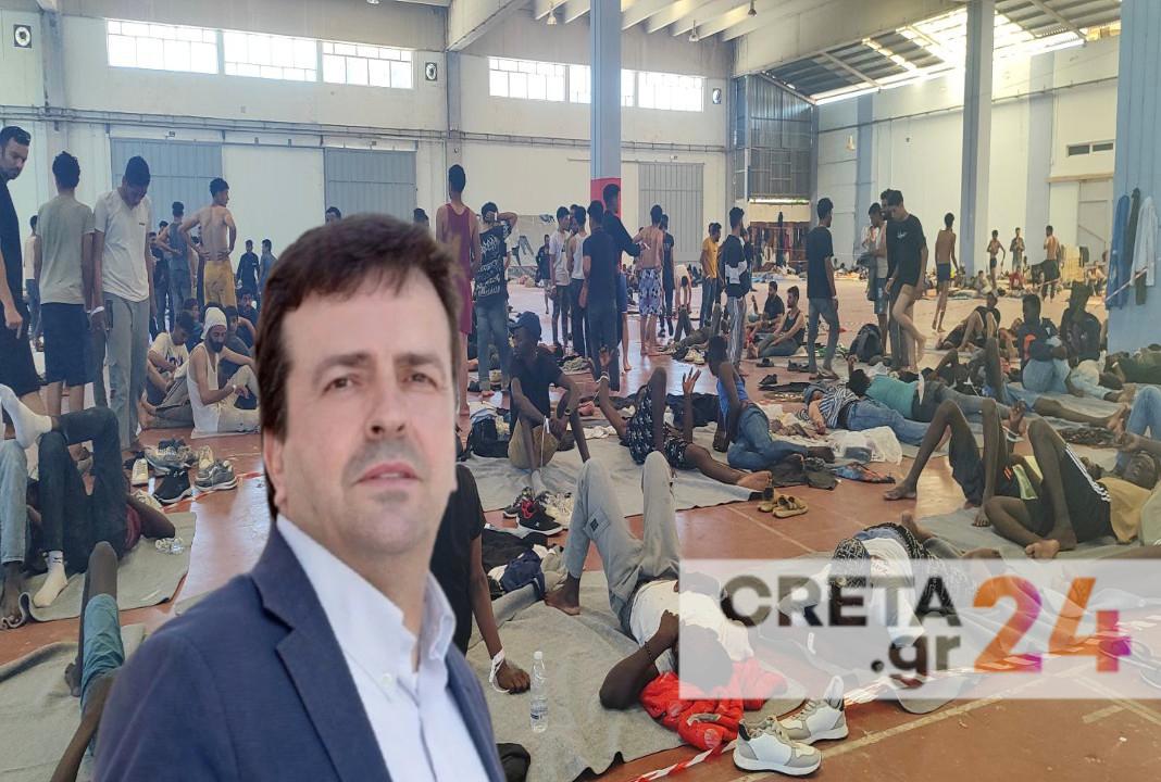 Συριγωνάκης για ανακοινώσεις Μητσοτάκη: Θέλουμε δομές προσωρινής φιλοξενίας μεταναστών -Όχι ΚΥΤ και δεν δεχόμαστε τίποτα άλλο στην Κρήτη