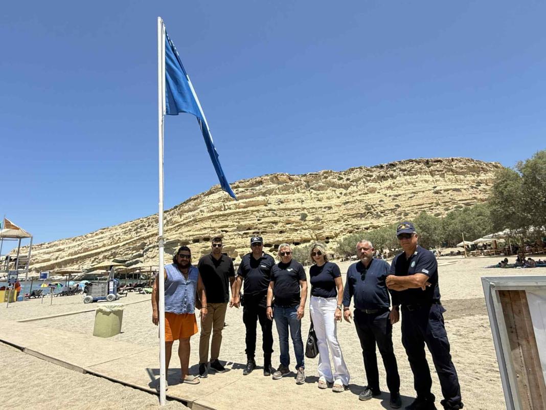Τρεις Γαλάζιες Σημαίες για το 2025 στον Δήμο Φαιστού