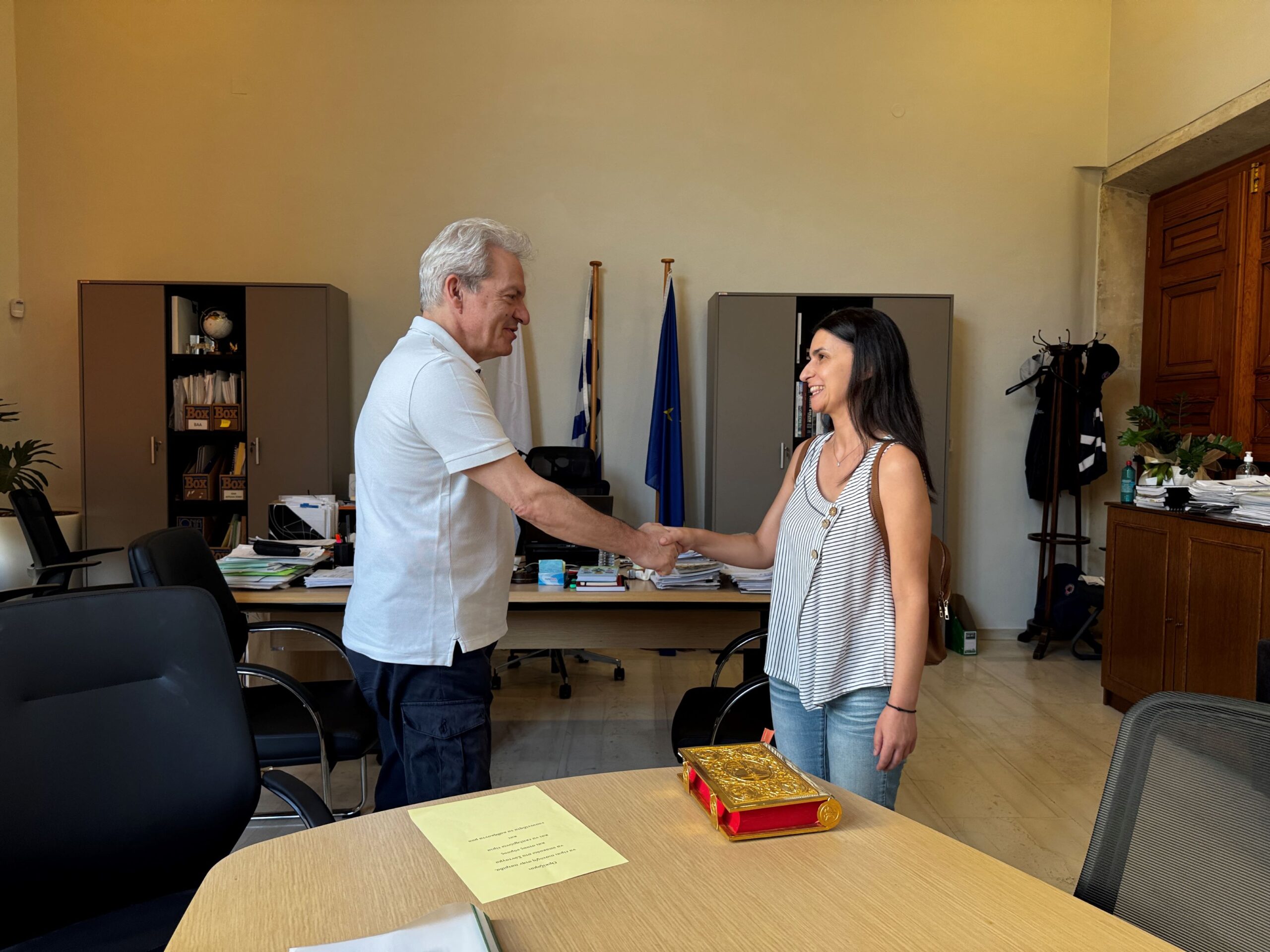Ορκωμοσία νέας μόνιμης υπαλλήλου στο Δήμο Ηρακλείου