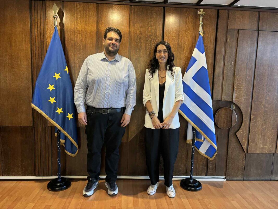 Mε τον Υπουργό Εσωτερικών συναντήθηκε η Κατερίνα Σπυριδάκη