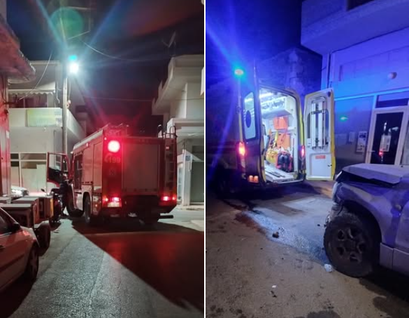 Κρήτη: Αυτοκίνητα συγκρούστηκαν σε διασταύρωση – Εγκλωβίστηκε οδηγός