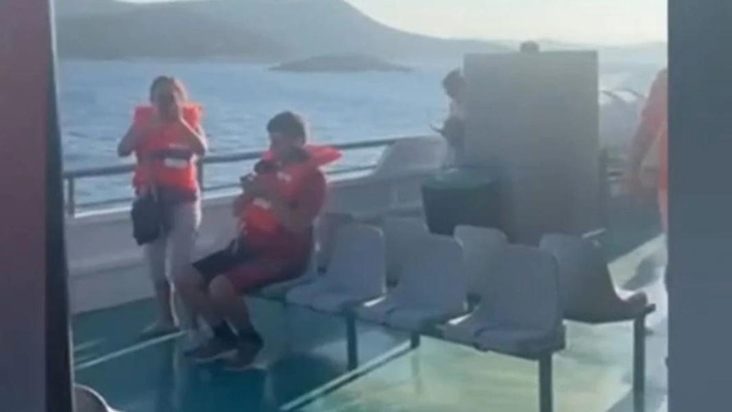 Νέο βίντεο ντοκουμέντο μέσα από το πλοίο στα Στύρα – Οι επιβάτες με σωσίβια που πήραν μόνοι τους