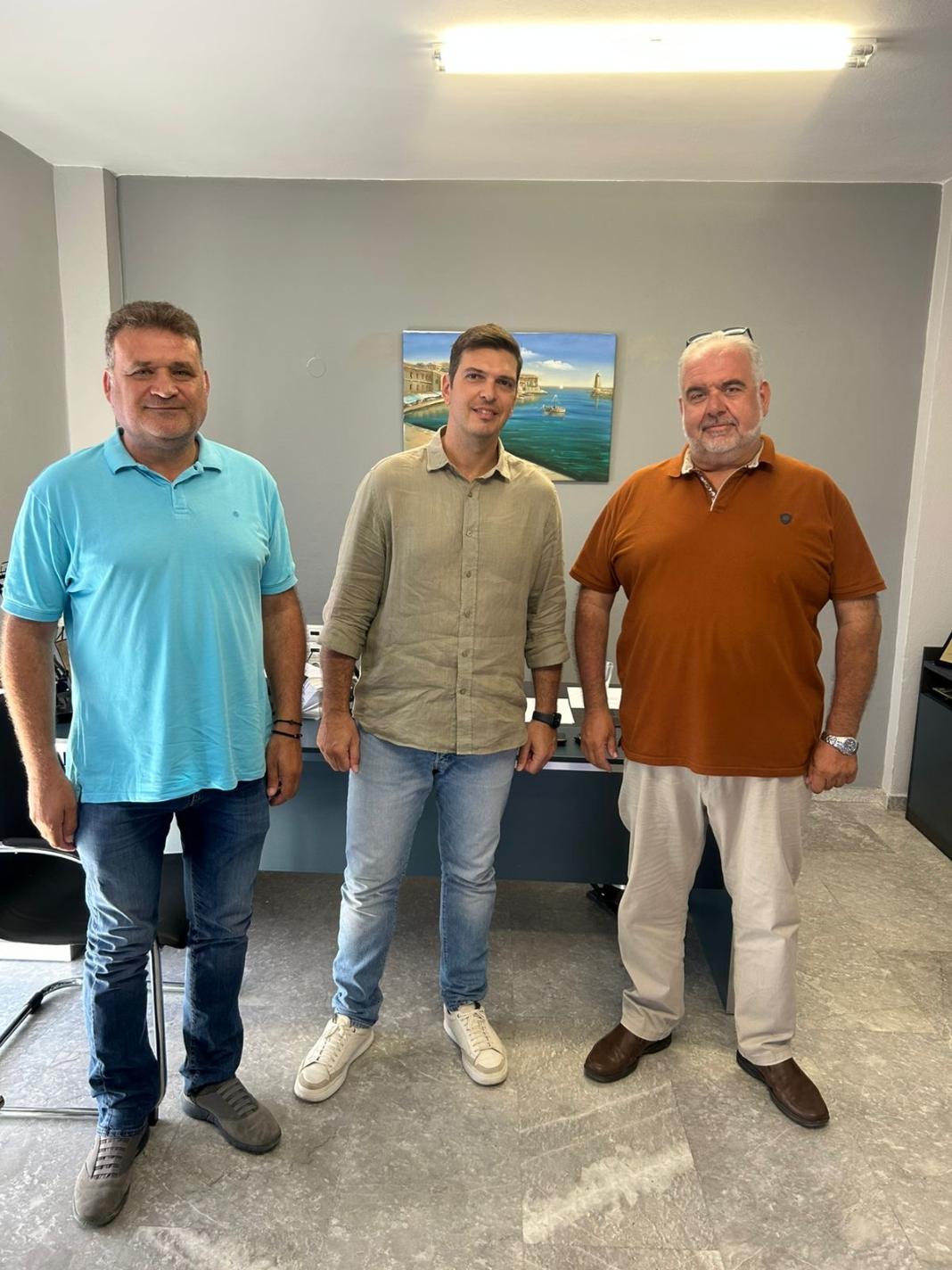 Συνάντηση Αλέξανδρου Μαρκογιαννάκη με προεδρείο ΟΕΝΒΕΧ