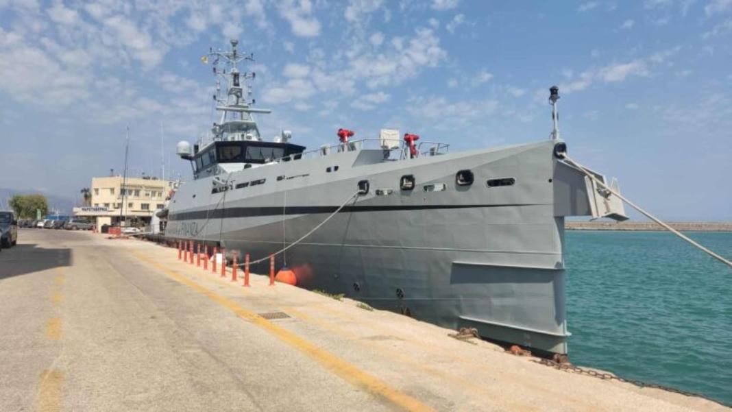 Στο λιμάνι του Ηρακλείου ιταλικό σκάφος της Frontex για τις μεταναστευτικές ροές