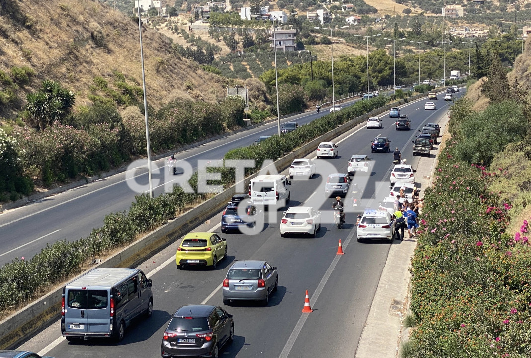 Ηράκλειο: Καραμπόλα αυτοκινήτων στον ΒΟΑΚ