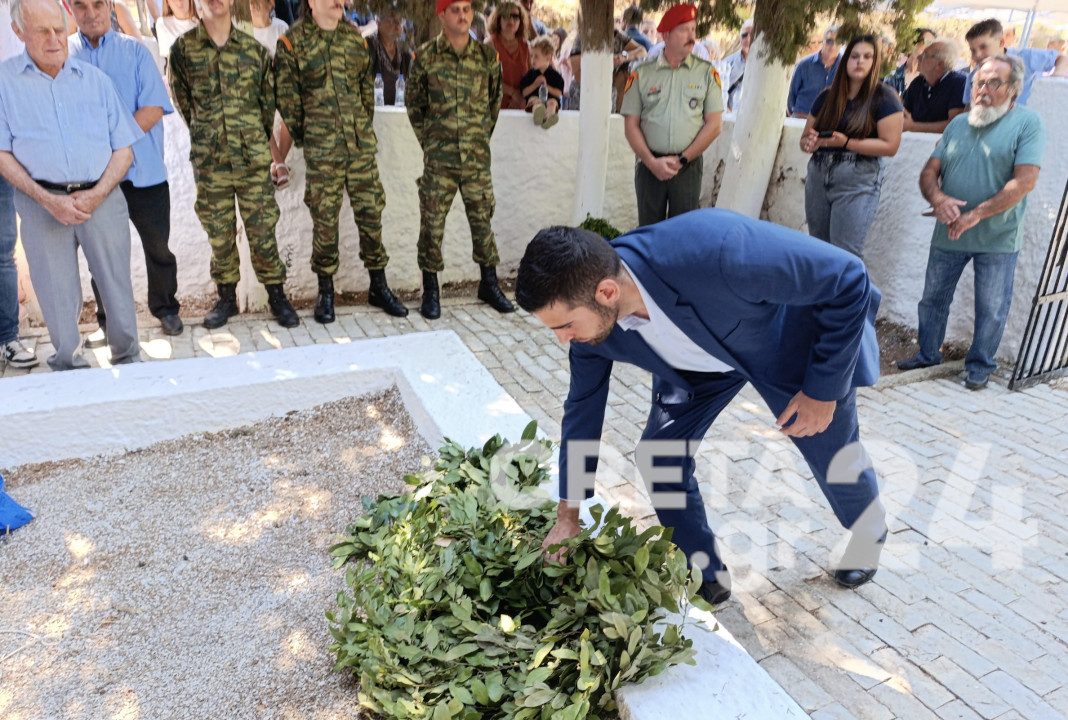 Ο Κωνσταντίνος Κεφαλογιάννης στην εκδήλωση τιμής και μνήμης για τους Ήρωες του Σοκαρά