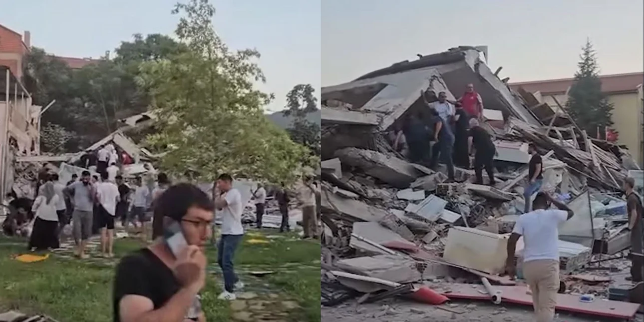 Σεισμός 6,1 Ρίχτερ στην Τουρκία: Ένας νεκρός και 29 τραυματίες – Τουλάχιστον 16 κτίρια κατέρρευσαν (βίντεο)