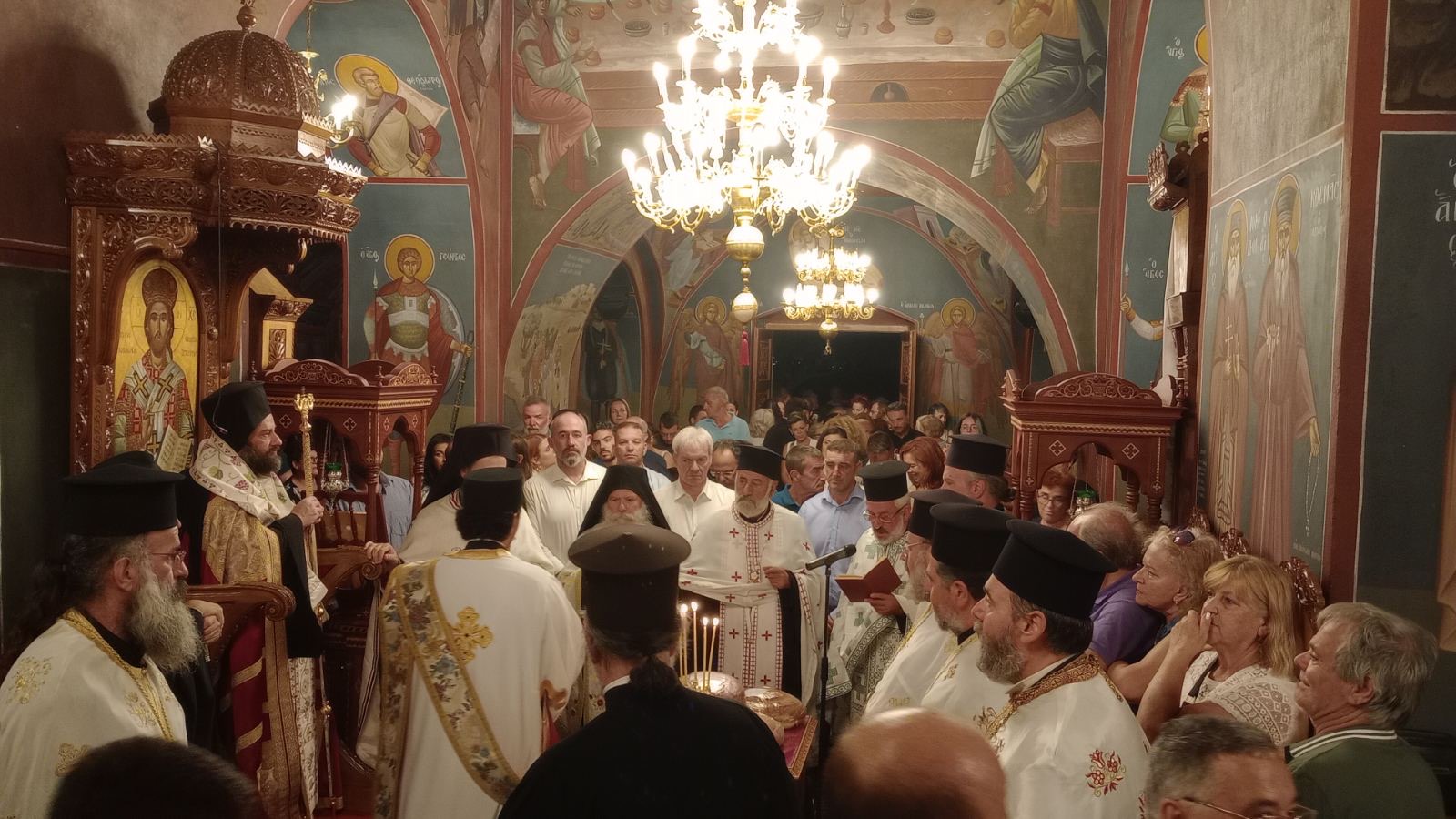 Ο Δήμαρχος Ηρακλείου Αλέξης Καλοκαιρινός στον εορτασμό του Αγίου Μύρωνος Επισκόπου Κρήτης