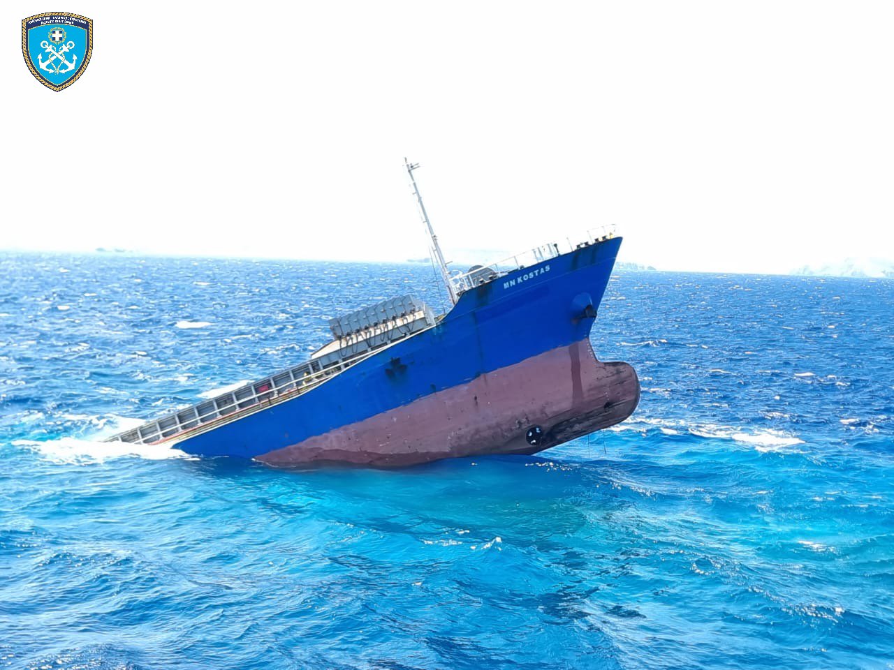 Σητεία: Αποτελεί ναυτιλιακό κίνδυνο το ναυάγιο του φορτηγού πλοίου