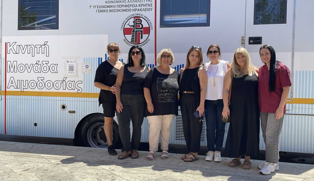 Mεγάλη ανταπόκριση του κόσμου στην εθελοντική αιμοδοσία στο Καστέλλι- Συγκεντρώθηκαν 32 φιάλες αίμα
