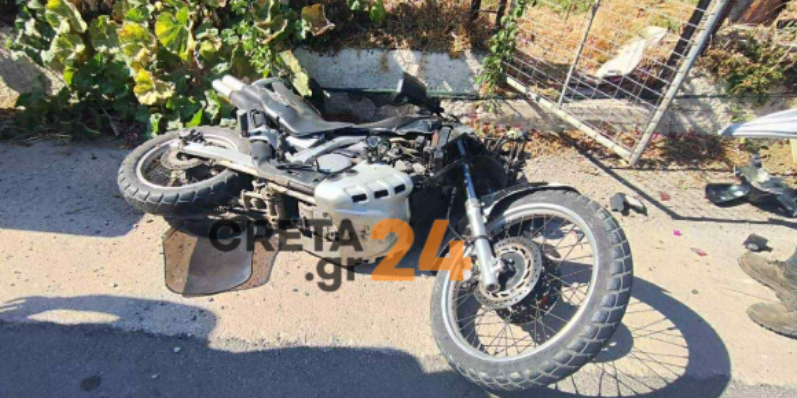 Χανιά: Τροχαίο με έναν τραυματία στο δρόμο προς Αγυιά – Φωτογραφίες
