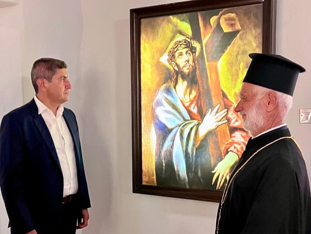 Ο Λευτέρης Αυγενάκης στην εκδήλωση για τα 50 χρόνια από τον θάνατο του Χρήστου Λεβάντα