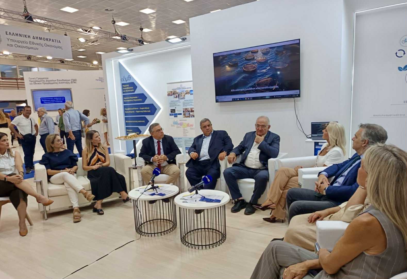 Στην 89η Διεθνή Έκθεση Θεσσαλονίκης  η Γραμματέας Αποκεντρωμένης Διοίκησης Κρήτης