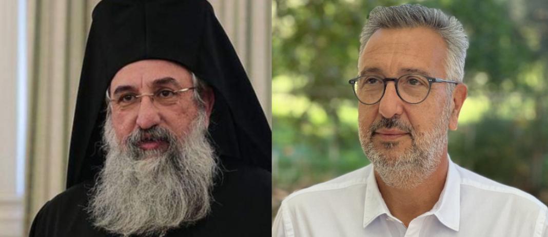 Κοντά στον κρητικό δήμαρχο ο Αρχιεπίσκοπος